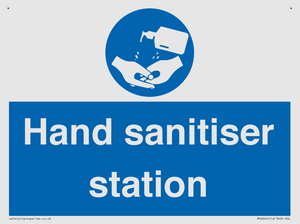 Hand sanitiser station